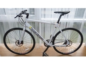 BOARDMAN COMP 2012/13 HYBRID FAST ROAD BIKE - 21" LARGE SIZE - SUPER CONDITION PLUS LOCK